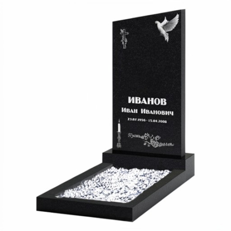 Памятник вертикальный одиночный 100505-3