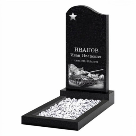 Памятник вертикальный одиночный 100505-6